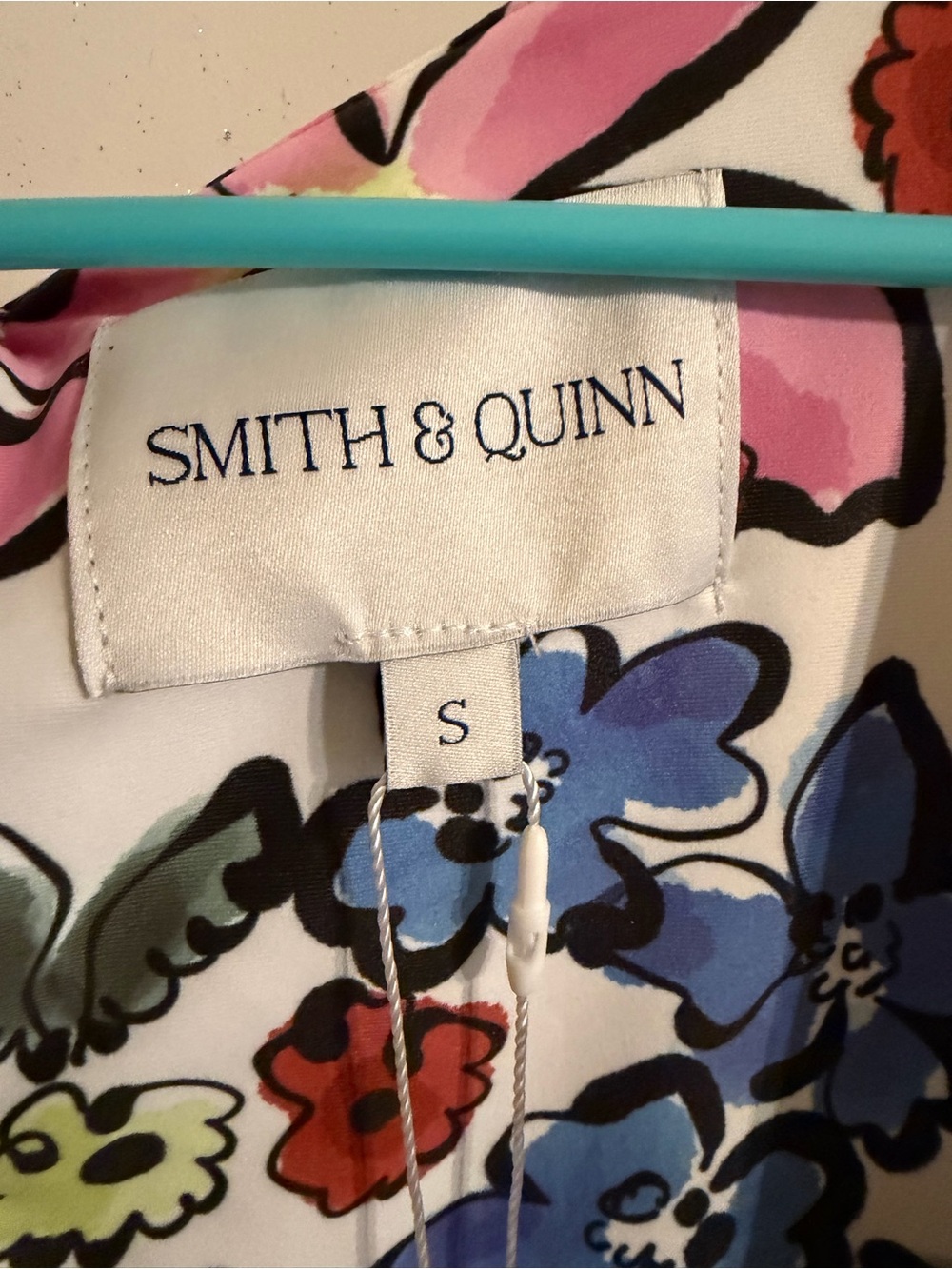 Smith & Quinn NWT Floral Maxi Dress with Pink, Red and Blue Blooms - Picture 4 of 10